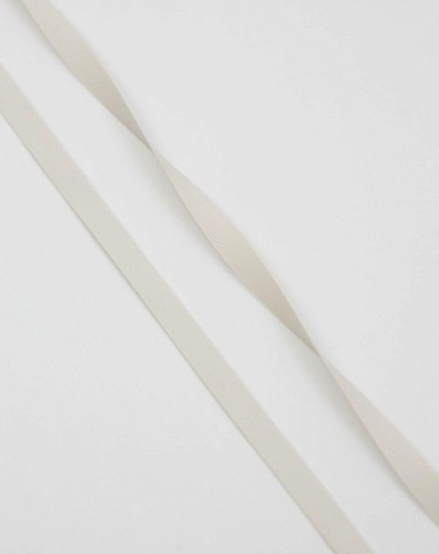 Латексная резинка для купальников рельефная цвет Белый, 6 мм, 50 м  #1