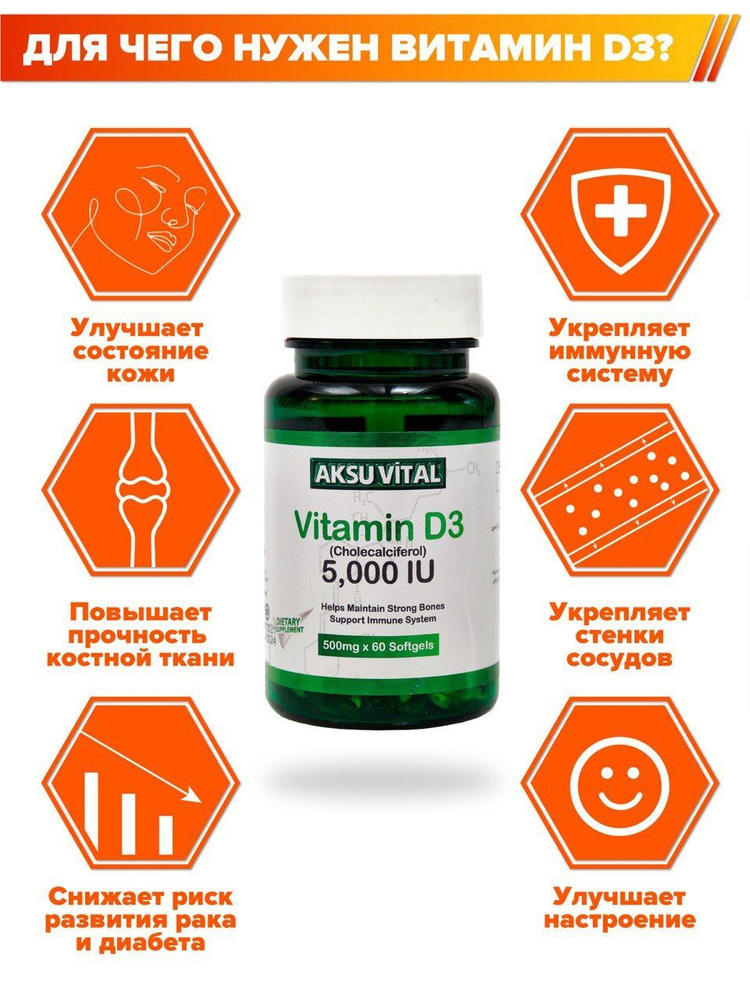 витамин д д3 vitamin d d3 5000me витаминные комплексы #1