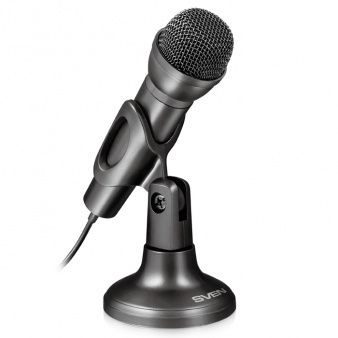 Микрофон Sven SV-019051 MK-500 (мини-джек 3,5 мм (3 pin)), черный #1