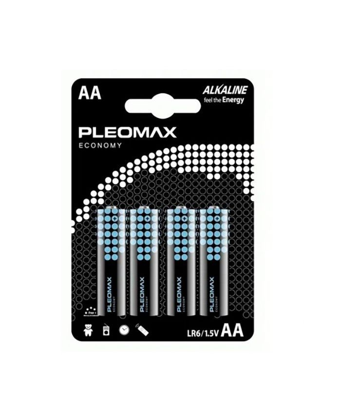 Pleomax Батарейка AA, Щелочной тип, 1,5 В, 4 шт #1