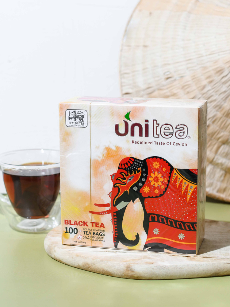 Чай черный 100 пак UNITEA Шри-Ланка (10/26)№3 #1