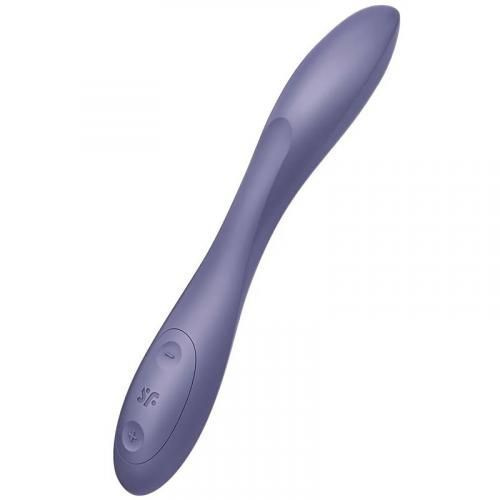 Женсикй вибратор-кролик и стимулятор клитора Satisfyer G-Spot Flex 2 dark violet вибратор для точки G #1