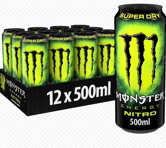 Энергетический напиток Monster Energy Nitro Super Dry, Монстер Нитро Супер Драй, 12 шт * 500 мл, Ирландия #1