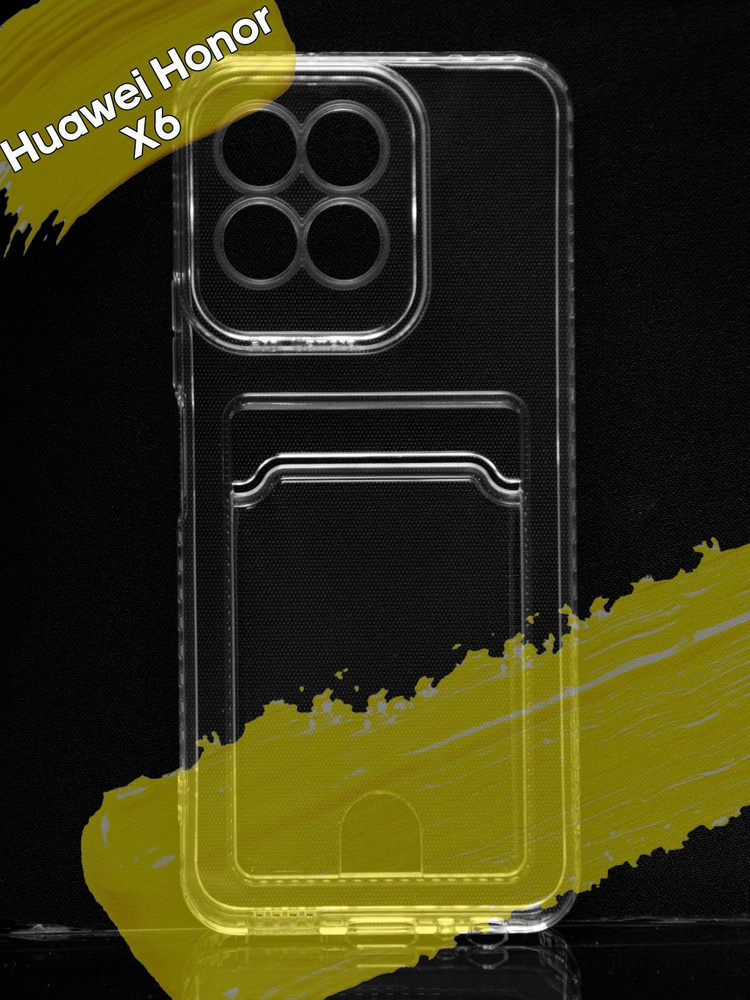 Чехол для карты на Huawei Honor X6 / чехол на хонор х6 прозрачный  #1