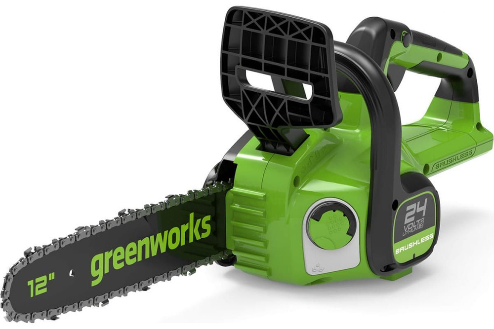 Цепная бесщеточная аккумуляторная пила GREENWORKS GD24CS30 (2007007) без АКБ и ЗУ  #1