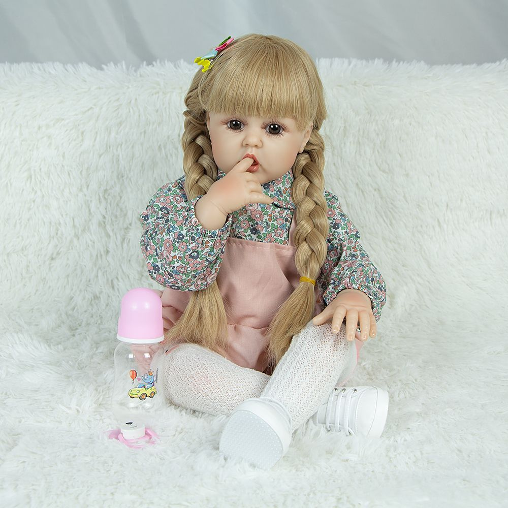 Мягконабивная кукла Реборн девочка Любава 60 см #1