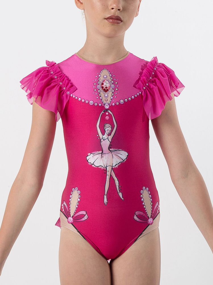 Купальник гимнастический Танцующие Балерина - купить с доставкой по  выгодным ценам в интернет-магазине OZON (994079927)