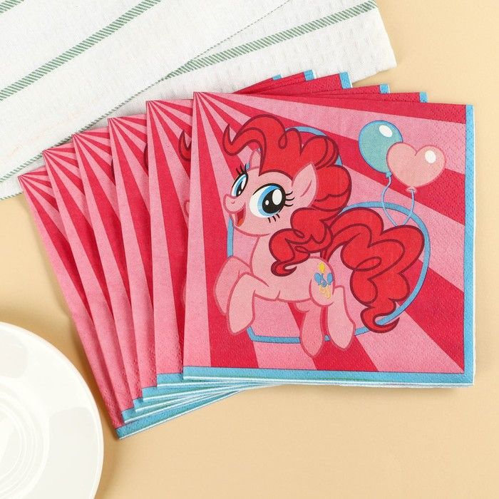 Бумажные салфетки My little pony, 33х33 см, 20 шт, 3-х слойные #1