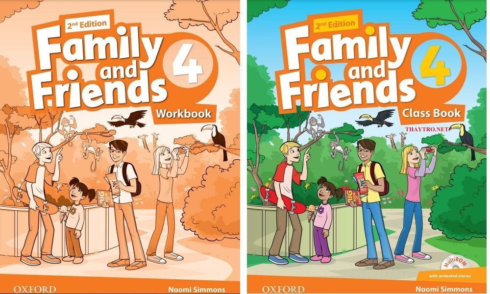 Family and Friends 4 Комплект: Student's book +Workbook #1