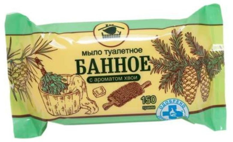 Меридиан Мыло туалетное Банное Хвоя, 150 г #1