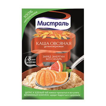 Каша овсяная Заряд энергии , Мистраль , 40 г, Россия #1