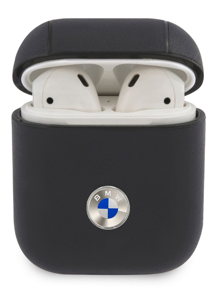 Чехол BMW Signature leather для Airpods 1, 2 / Эирподс 1, 2 из ...