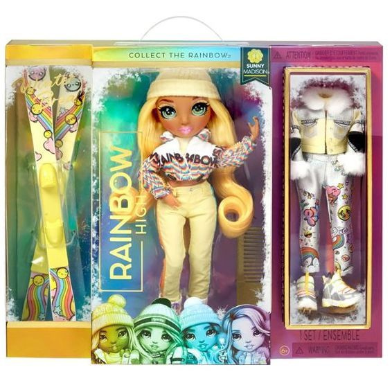 Rainbow High - Кукла Winter Break Fashion Doll Sunny Madison (Yellow) #1