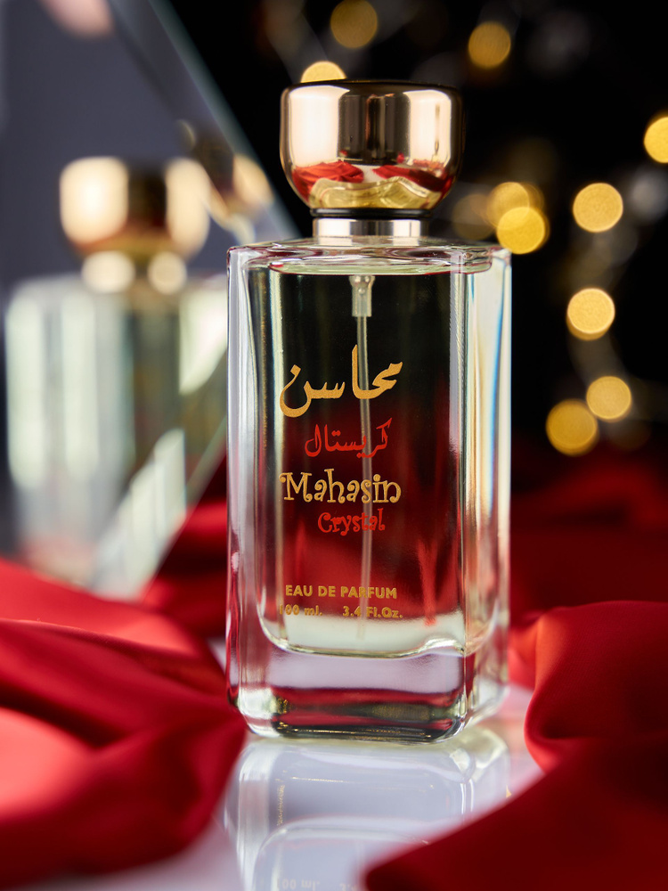 Арабские Духи Lattafa Mahasin Crystal Махасин Кристалл парфюмерная вода женская 100 мл. Цветочные древесные #1