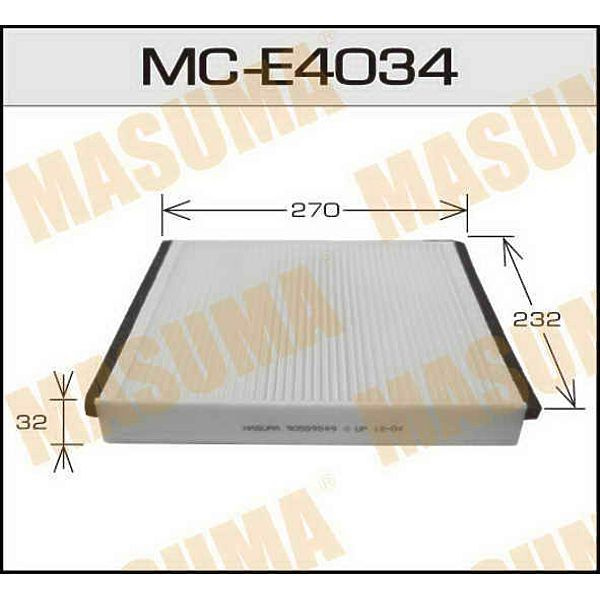 MASUMA MC-E4034 фильтр салонный #1