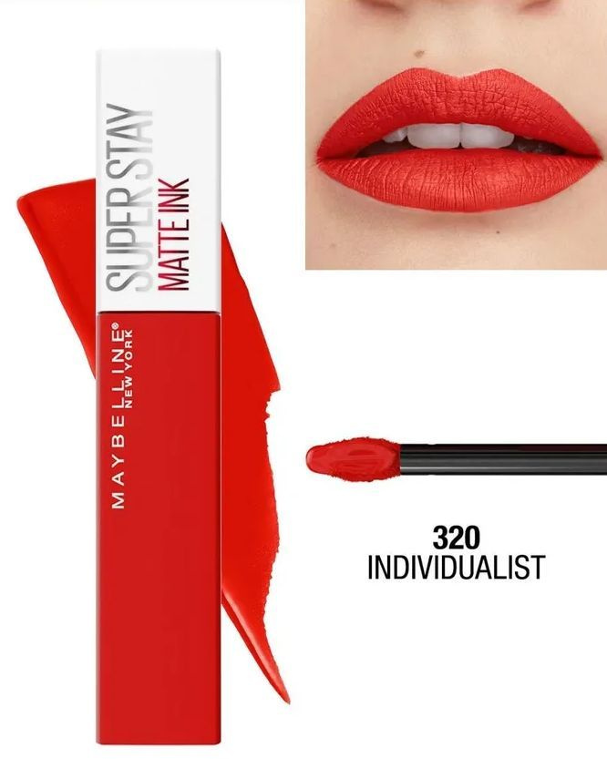 Maybelline New York Помада для губ Super Stay Matte Ink, тон 320 ...