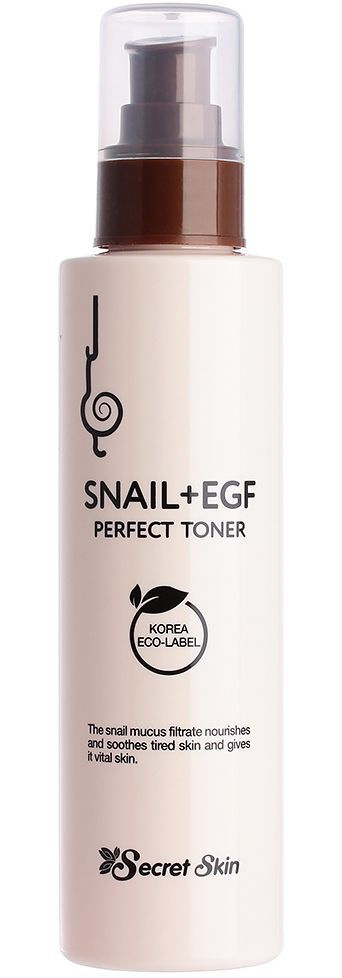 Secret Skin Тонер для лица с экстрактом улитки и egf Snail + Egf Perfect Toner, 150 мл  #1