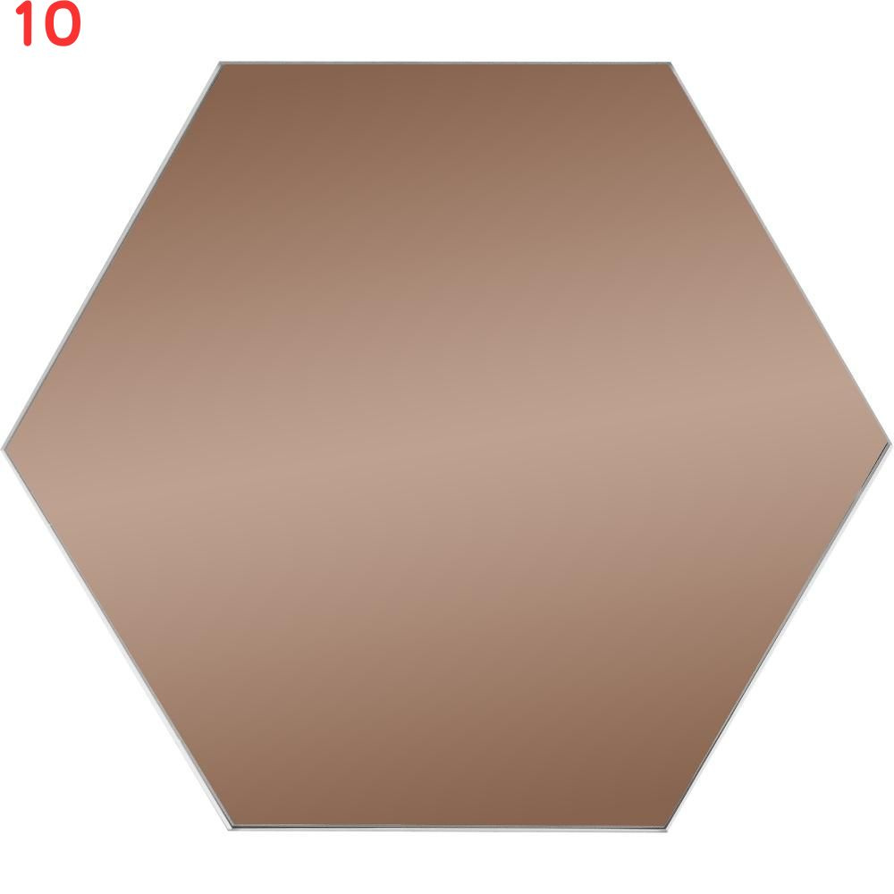 Плитка зеркальная 3G шестигранная 20x17.3 см цвет бронза (10 шт.)  #1