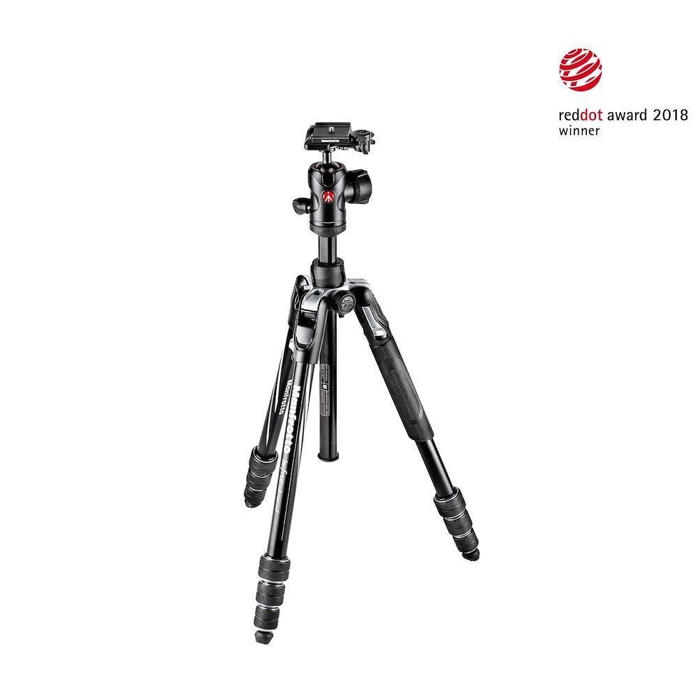 Штатив Manfrotto MKBFRTA4BK-BH Befree Advanced с шар.головой MH494, цангов.зам, алюм., черный  #1