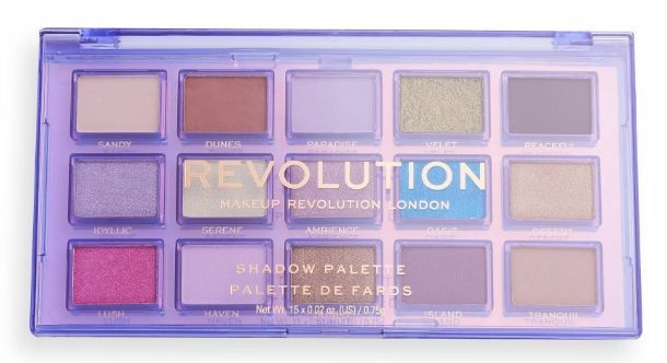 Makeup Revolution Палетка теней для век Reflective Palette Ultra Violet #1