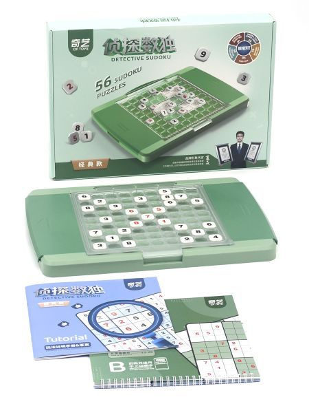 Настольная игра судоку "Detective Sudoku Classic" QiYi MoFangGe 56 вариантов в зеленом исполнении  #1