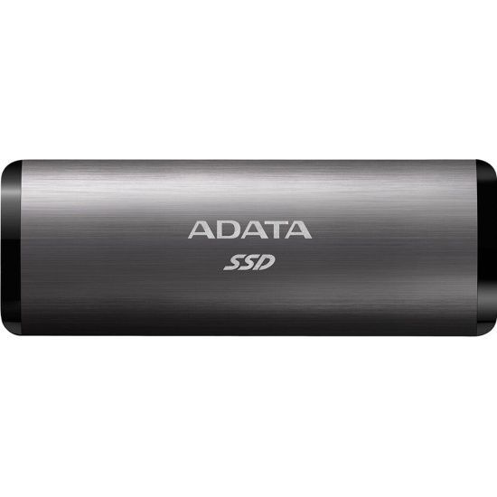 512 ГБ Внешний SSD ADATA SE760 External, USB 3.0 (3.2) Gen 2 Type-C, Серый (ASE760-512GU32G2-CTI)  #1