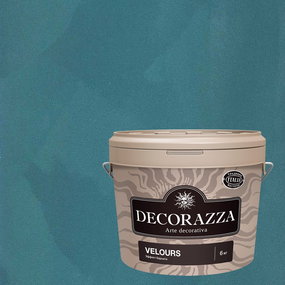 Декоративная штукатурка с эффектом бархата Decorazza Velours (6кг) VL 10-15  #1