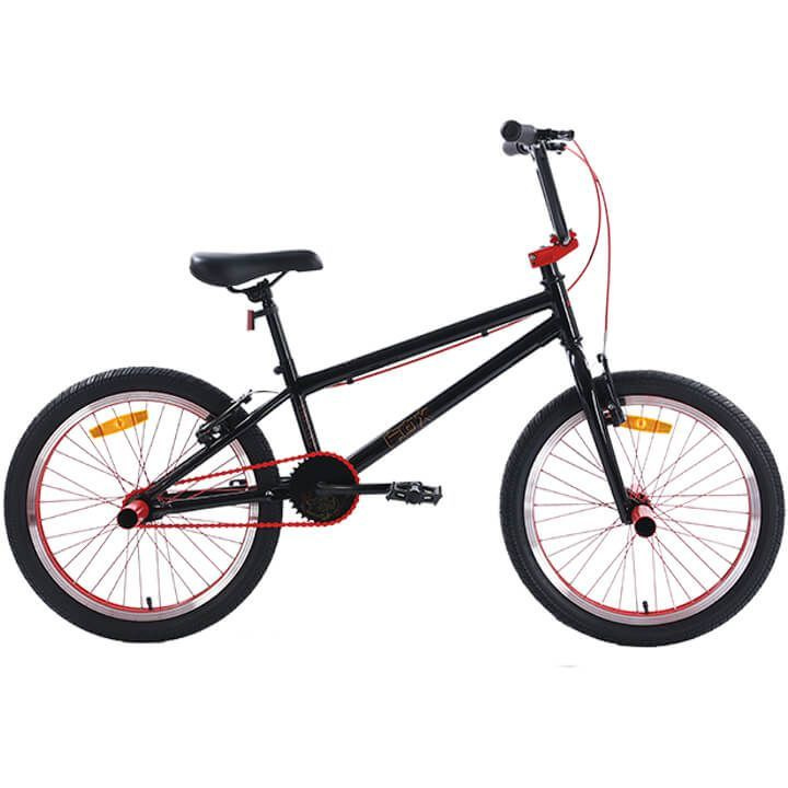 Велосипед TechTeam Fox New Design20" BMX, черно-красный,рама сталь,4 пеги  #1