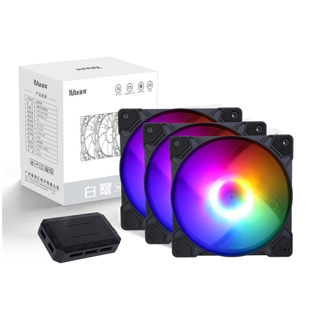 Корпусные вентиляторы для ПК SAMA BLB 3 IN 1 ARGB с концентратором ...