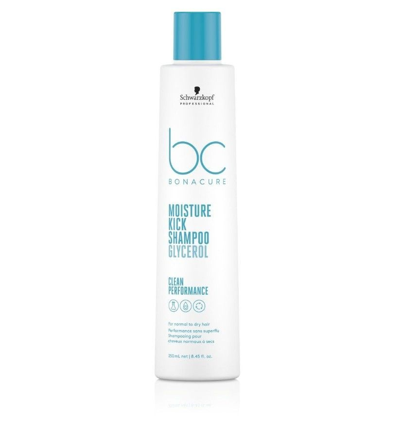 SCHWARZKOPF PROFESSIONAL Шампунь BONACURE MOISTURE KICK для сухих и поврежденных волос, предотвращает #1