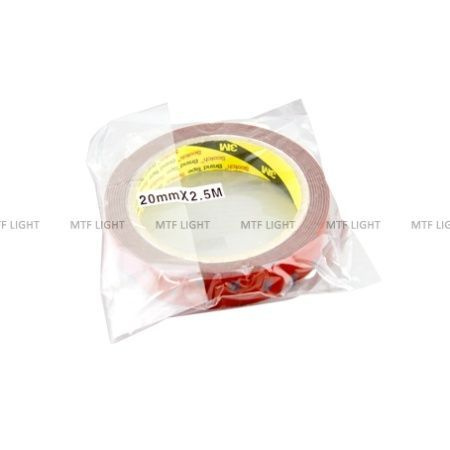 Скотч двухсторонний MTF TAPE(ACRYL) оригинальный серый 20мм х 2.5м 3M20X250R  #1