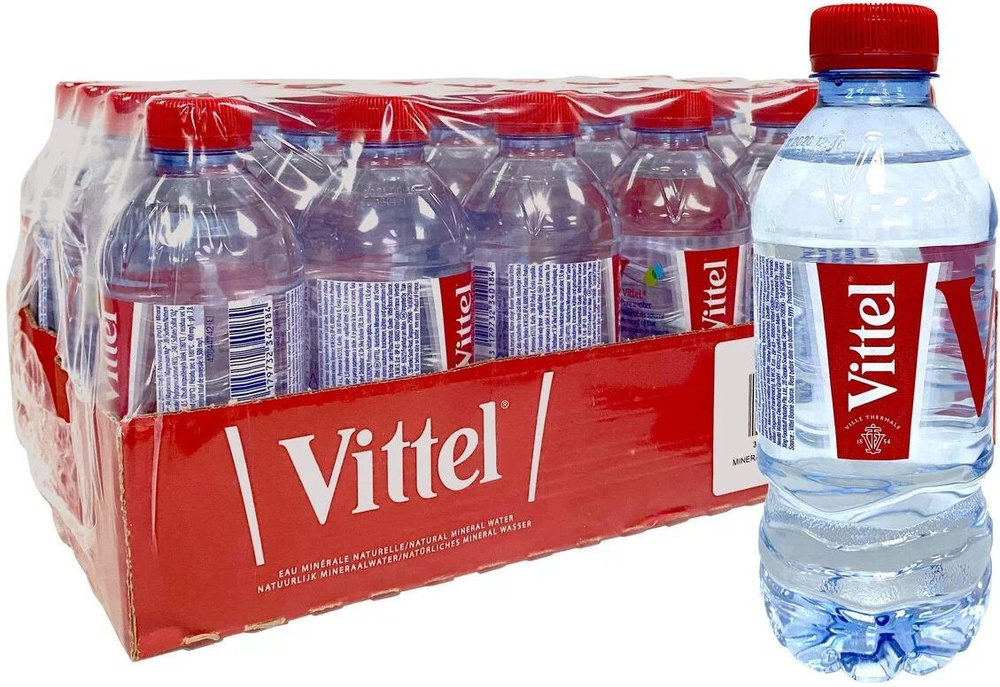 Vittel Вода Минеральная Негазированная 330мл. 24шт #1