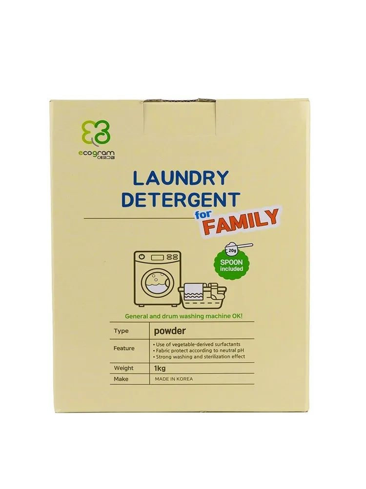 Ecogram Laundry Detergent Family Высококонцентрированный экологичный ...