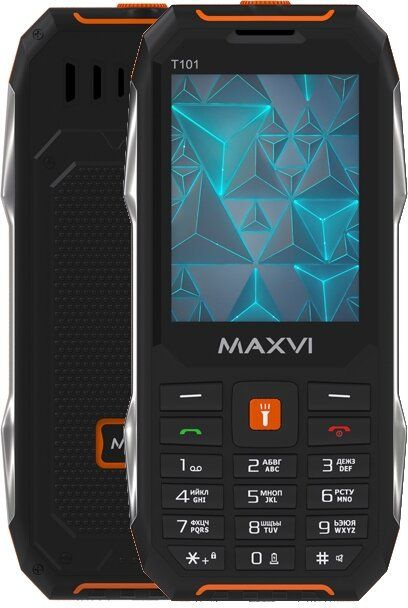Maxvi Мобильный телефон T101, оранжевый #1