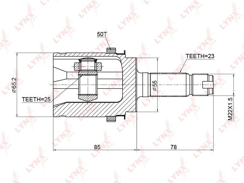 ШРУС наружный для HONDA / CO3768A #1