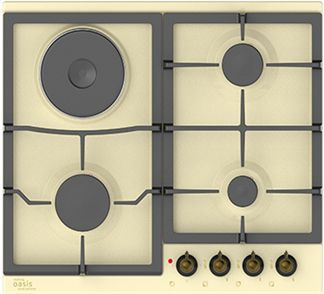 Oasis Комбинированная варочная панель P-MRK31, бежевый #1