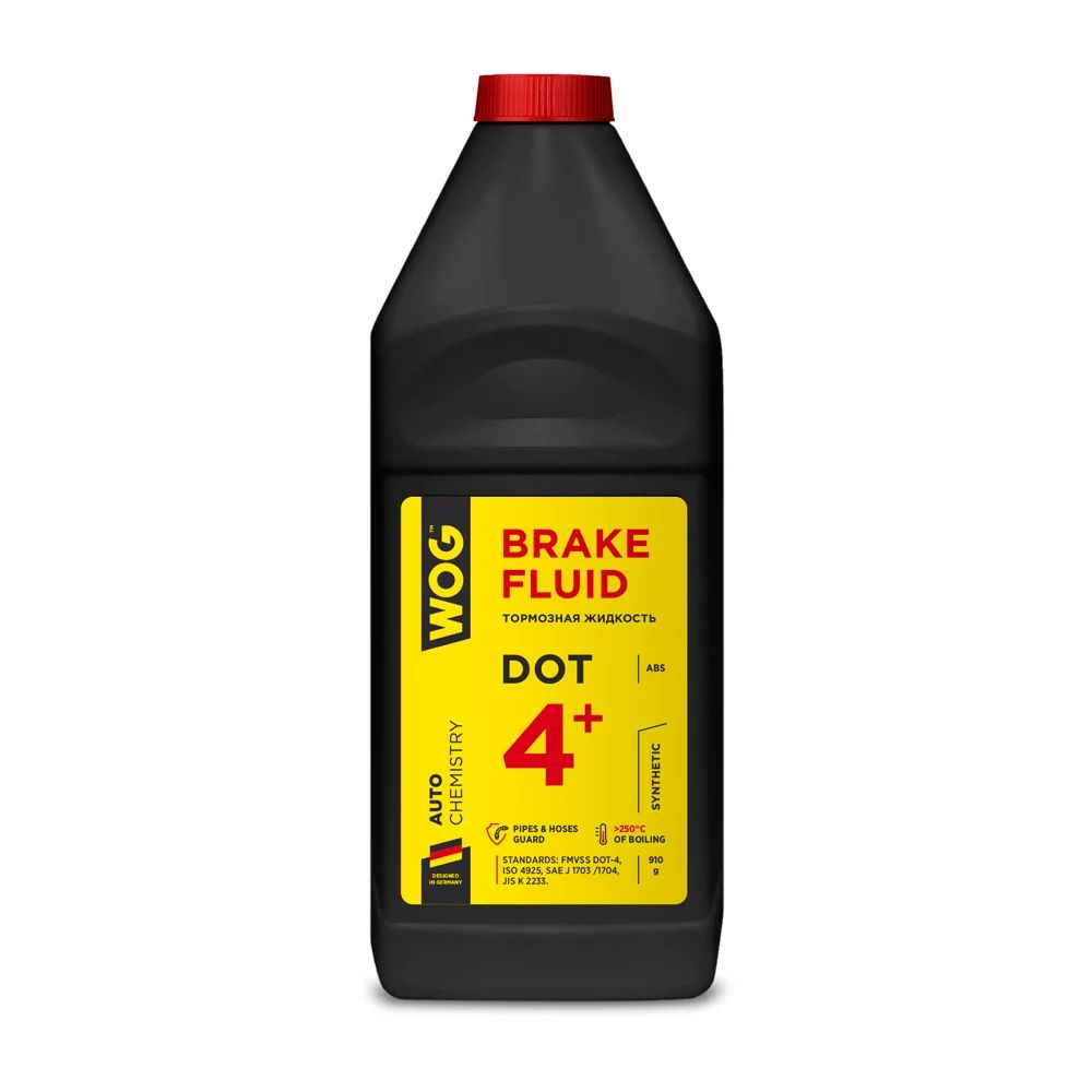 Жидкость тормозная WOG Brake Fluid DOT4+ 910 г #1