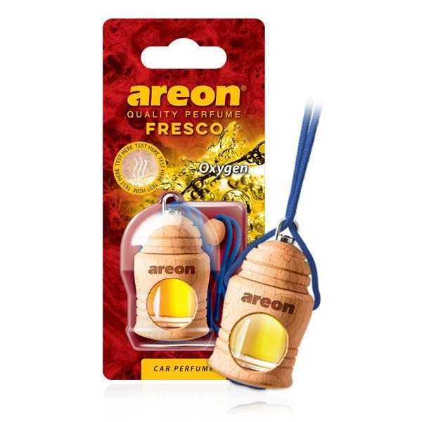 Ароматизатор подвесной бутылочка в дереве AREON FRESCO OXYGEN #1