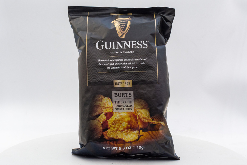 Чипсы картофельные Буртс "Гиннес Оригинал" 150 грамм / BURTS Potato chips "Guinness Original" 150 g  #1