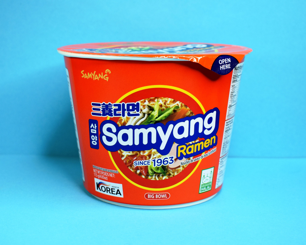 SAMYANG RAMEN (BIG BOWL) / Лапша с оригинальным вкусом из Кореи / 115г.  #1