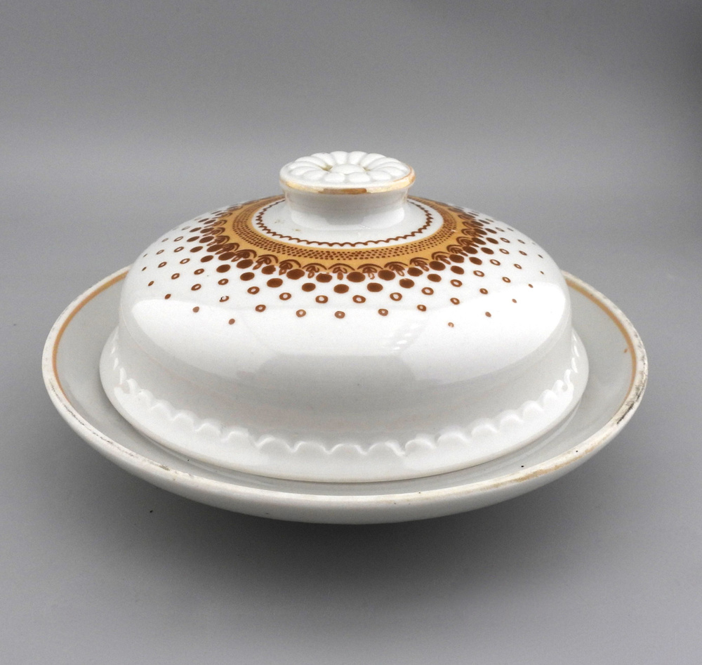 Масленка фарфор Тернопольский фарфоровый завод СССР купить по низким ...