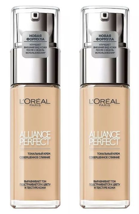 L'Oreal Paris Тональный крем Alliance Perfect Совершенное слияние, с гиалуроновой кислотой, Франция, #1