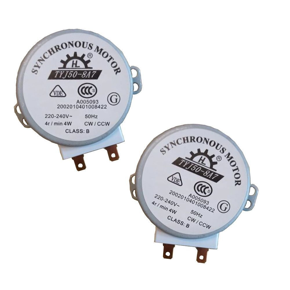 AC 220-240V 4W 6RPM 48mm Dia микро синхронный двигатель MyPads, совместимый с микроволновой печью TYJ50-8A7 #1