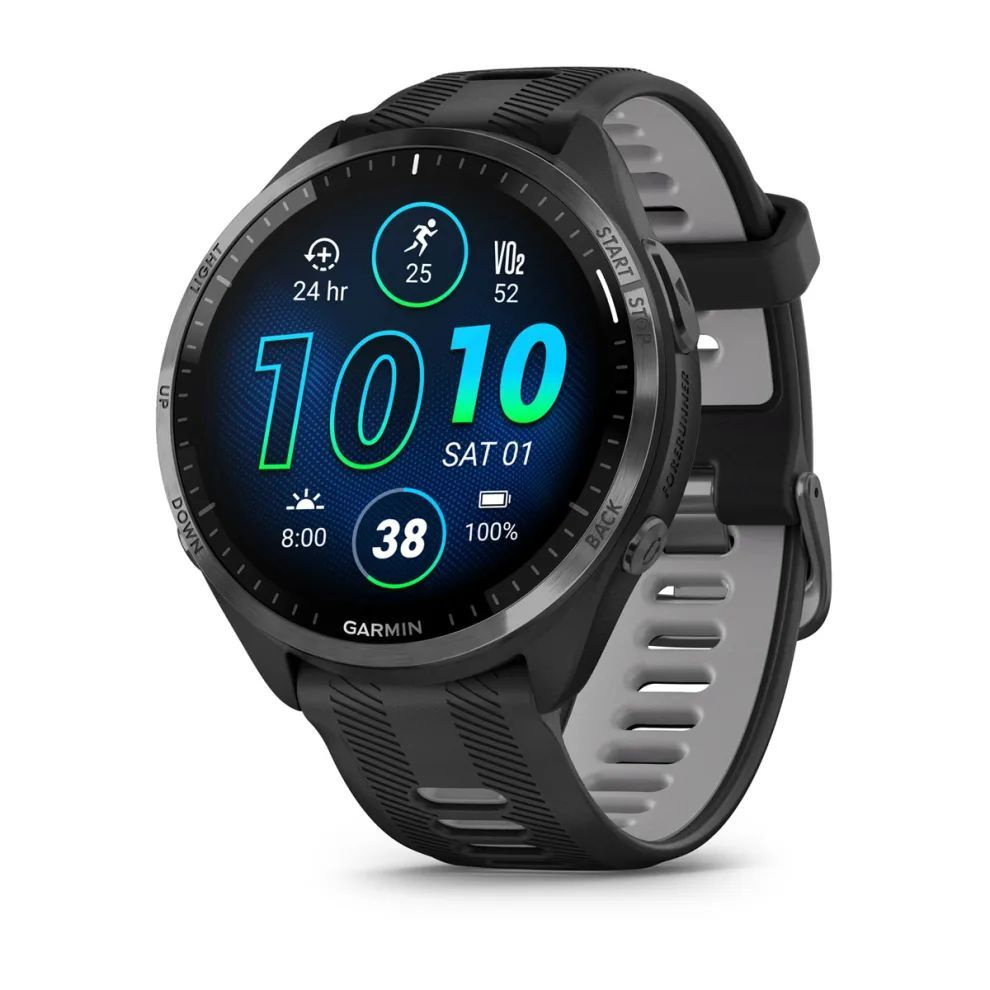 Спортивные часы Garmin Forerunner 965, черный ремешок #1