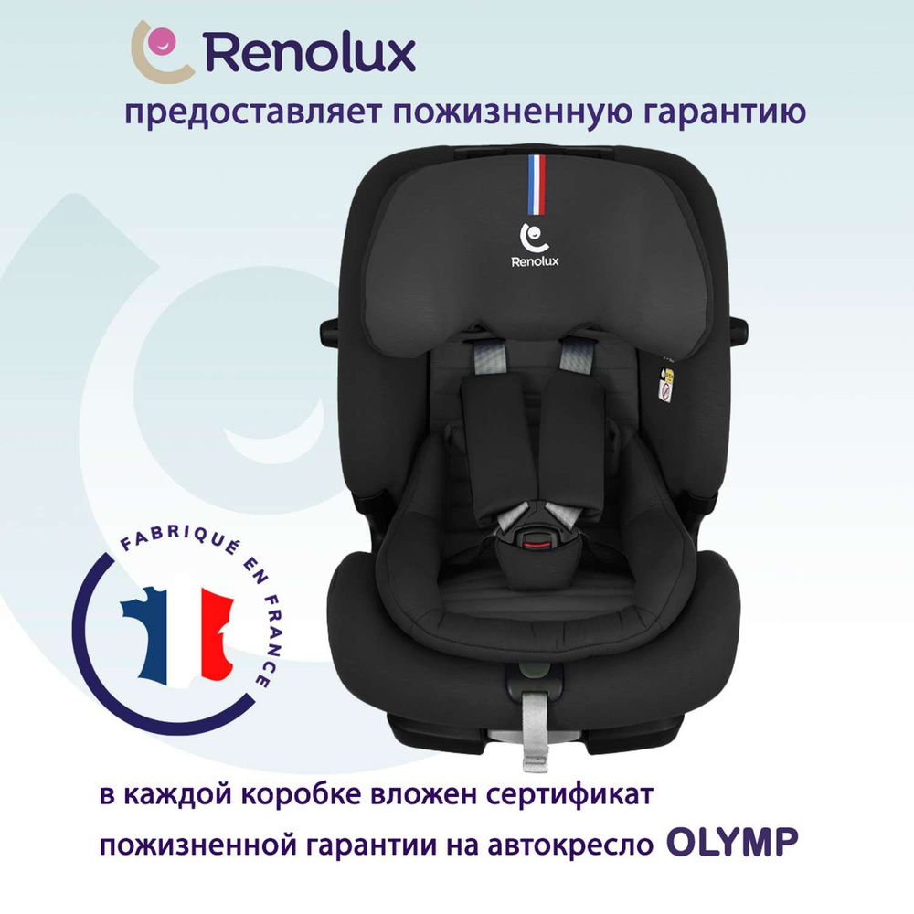Автокресло Renolux Olymp 1/2/3 carbon Черный #1