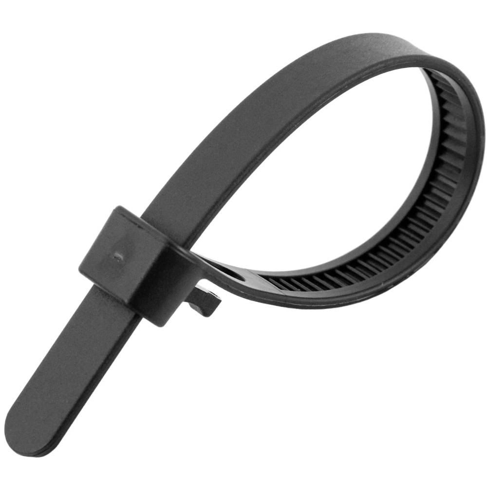 Стяжка кабельная многоразовая Европартнер PRM 7.5x120 мм нейлон цвет черный 20 шт.  #1
