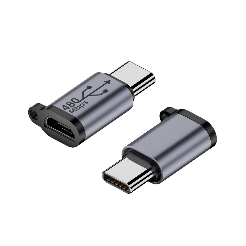 Адаптер Usb-C для Mini USB microUSB с разъемом Micro TypeC Поддерживает синхронизацию заряда и данных #1