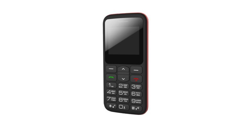 Texet Мобильный телефон Мобильный телефон teXet TM-B323, черный матовый, красный  #1