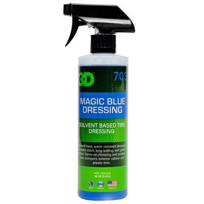 3D Car Care чернение шин, резины, пластика Magic Blue Dressing, 473 мл. #1