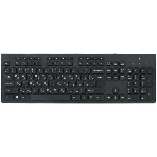 Клавиатура беспроводная DEXP KW-3001BU KA180G , мембранная, клавиш - 116, радиоканал, черная  #1